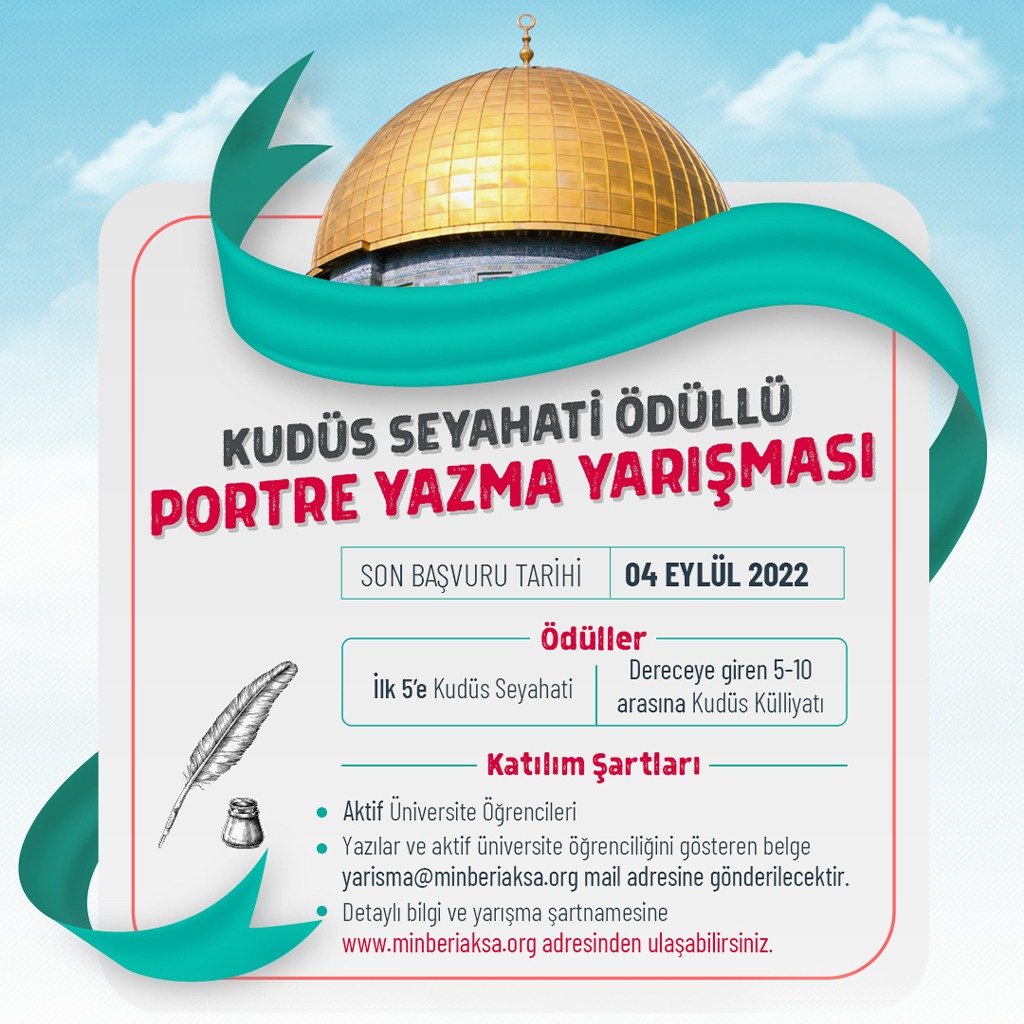Kudüs Ödüllü Portre Yazma Yarışması